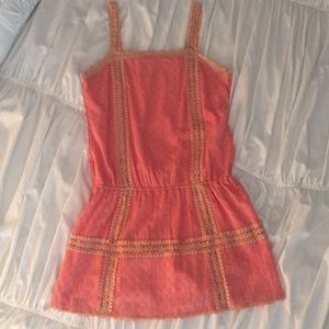 New Altaird State Medium Coral eyelet Dress